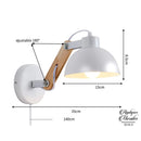 Applique murale pliable