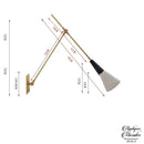 Applique murale potence