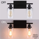 Applique murale rectangulaire verre