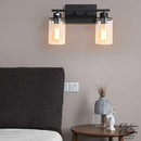 Applique murale rectangulaire verre