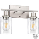 Applique murale rectangulaire verre