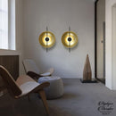 Applique murale ronde design