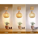 Applique murale rotin