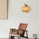 Applique murale rotin bambou