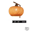 Applique murale rotin bambou