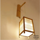 Applique murale rotin osier bambou