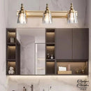 Applique murale salle de bain laiton