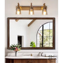 Applique murale salle de bain laiton