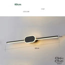 Applique murale salle de bain noir