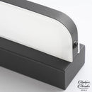 Applique murale salle de bain noire