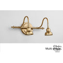 Applique murale salle de bain retro