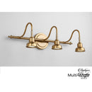 Applique murale salle de bain retro