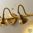 Applique murale salle de bain retro