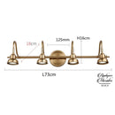 Applique murale salle de bain retro