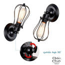 Applique murale salon industrielle