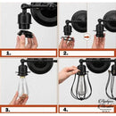 Applique murale salon industrielle