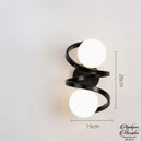 Applique murale spirale