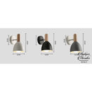 Applique murale spot bois