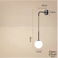 Applique murale suspendue