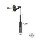 Applique murale tube