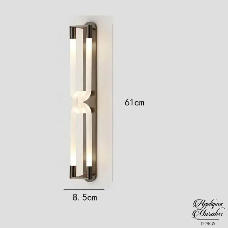 Applique murale tube led