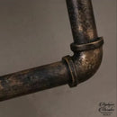 Applique murale tuyau plomberie