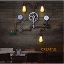 Applique murale tuyau plomberie