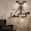 Applique murale tuyau plomberie