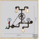 Applique murale tuyau plomberie