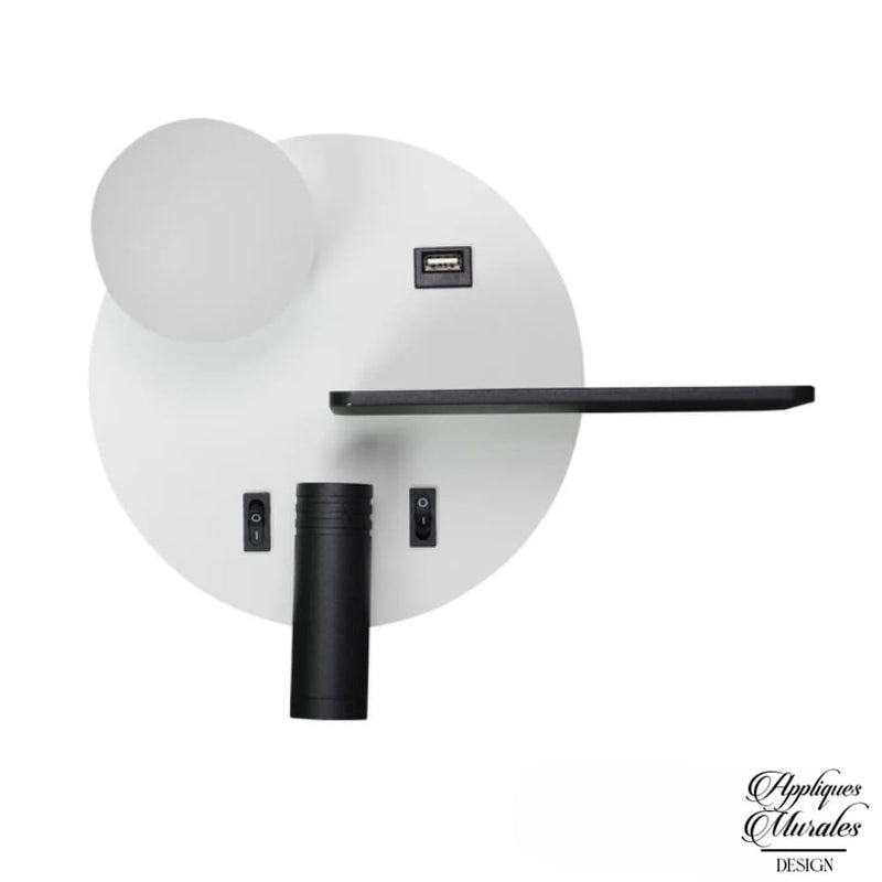 Applique murale usb