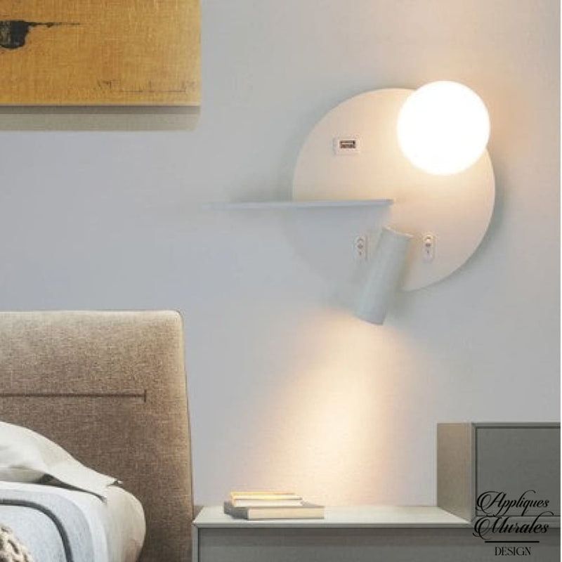 Applique murale usb