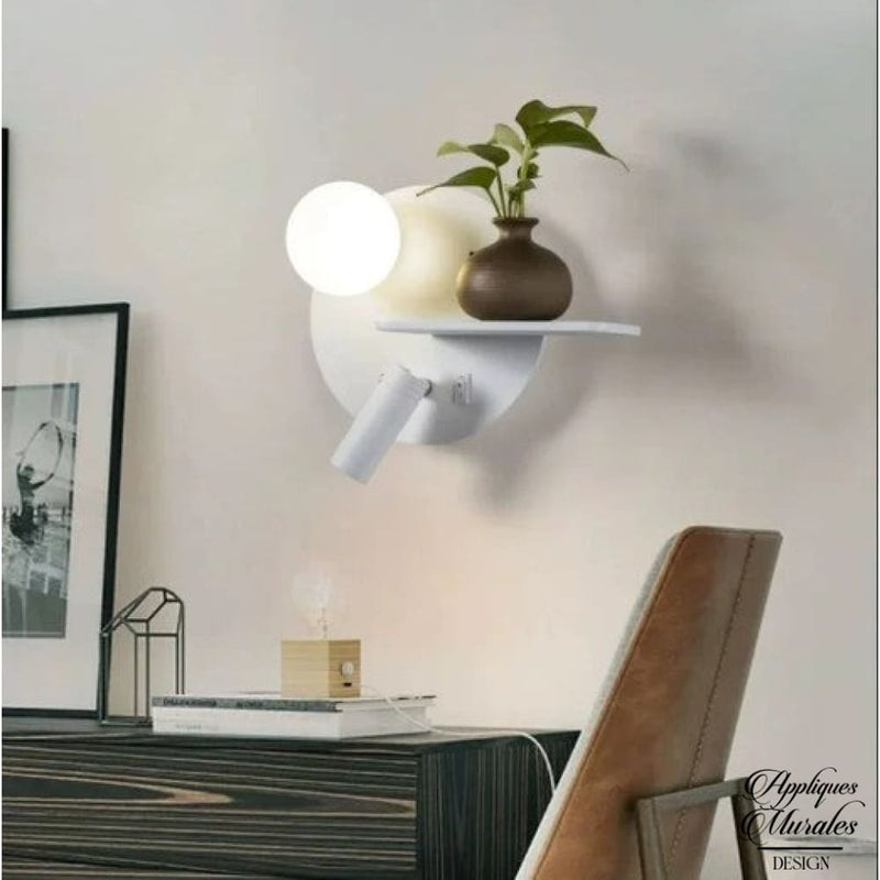 Applique murale usb