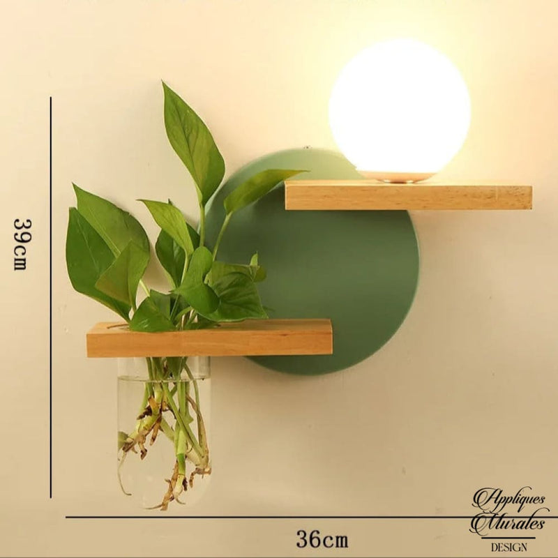 Applique murale vase