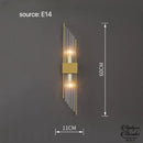 Applique murale verre