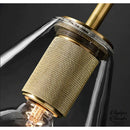 Applique murale verre et laiton