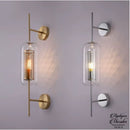 Applique murale verre et metal