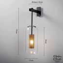 Applique murale verre fumé