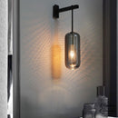 Applique murale verre fumé