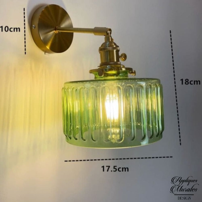 Applique murale vert