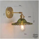 Applique murale verte