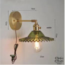 Applique murale verte