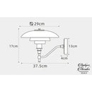 Applique murale vintage orange