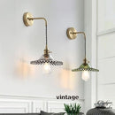 Applique murale vintage verre