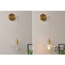 Applique murale vintage verre