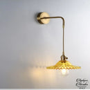 Applique murale vintage verre