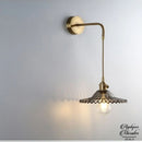 Applique murale vintage verre