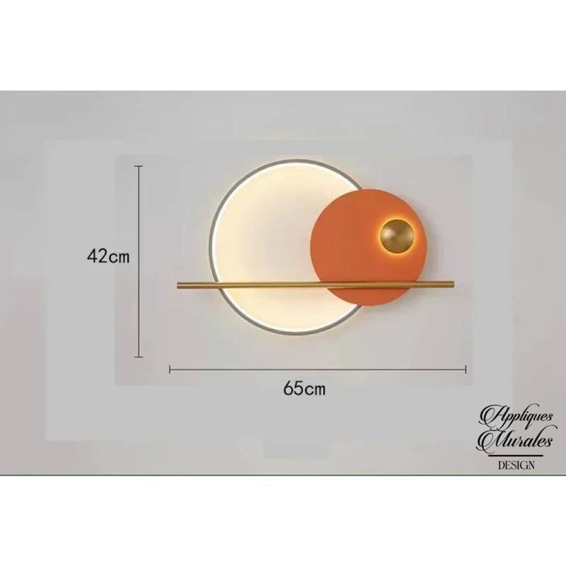 Applique ronde murale