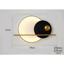 Applique ronde murale