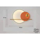 Applique ronde murale