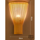 Appliques murales bambou rotin